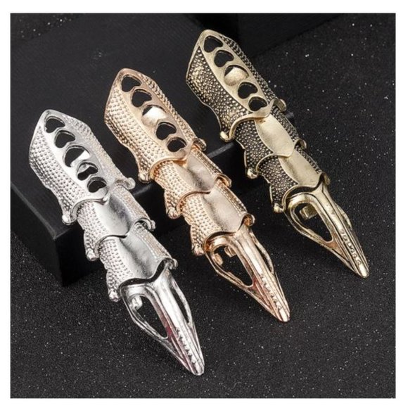 Cute4less2012 Jewelry - Set of 3 Full Finger Armor Rings